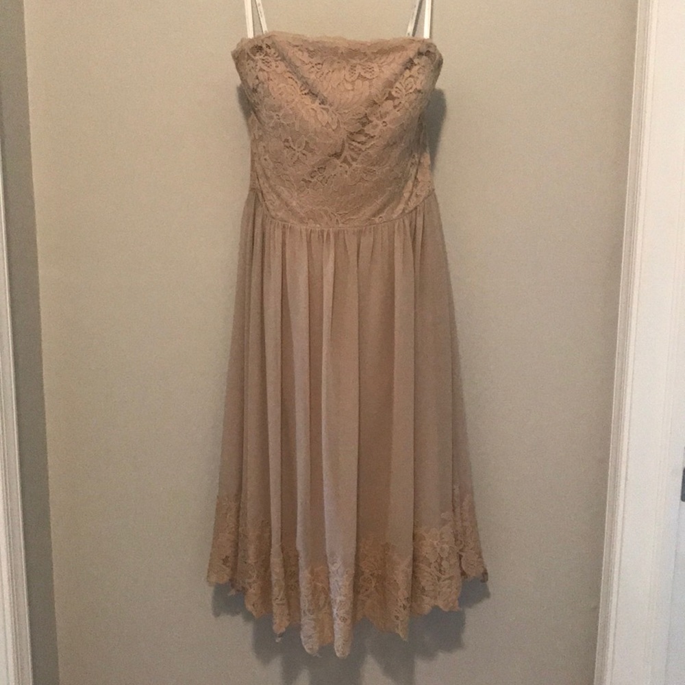 Strapless dress